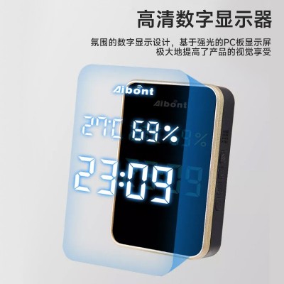智能自发电门铃呼叫器 温度计时钟一体式无线门铃智能门铃感应门铃电图4
