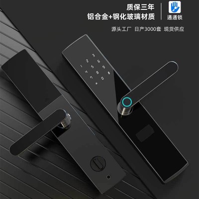 公寓锁通通锁凡单公租房智能锁远程管理4G联网二房东房指纹锁涂鸦图2