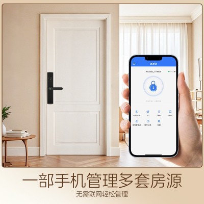 公寓锁通通锁TTLOCK指纹锁酒店民宿日租智能门锁远程电 子密码锁图2