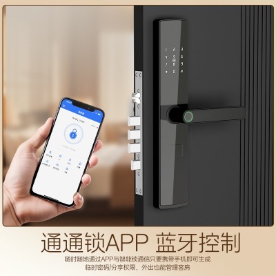 公寓锁通通锁TTLOCK指纹锁酒店民宿日租智能门锁远程电 子密码锁图3