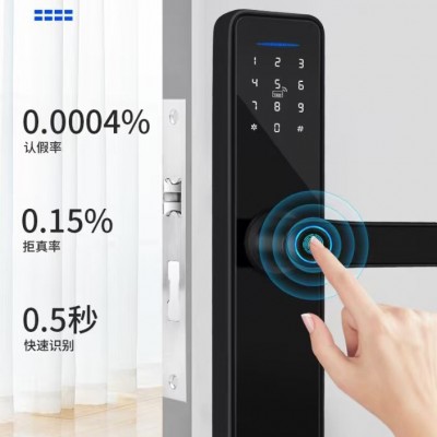 智能门锁厂家公寓酒店涂鸦WiFi钥匙刷卡密码锁批发APP指纹智能锁图3