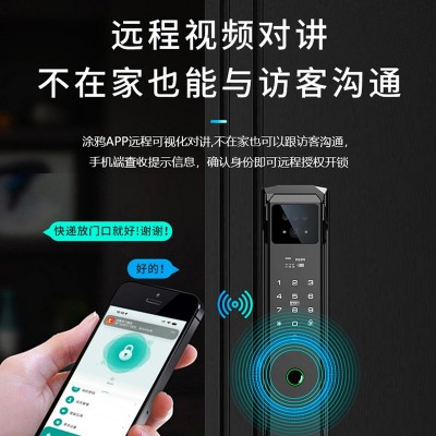 源工厂批发入户门锁3D人脸识别智能锁掌静脉开锁电子智能锁办公室图2