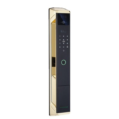 跨境电商猫眼智能锁家用指纹密码锁智能门锁可WIFI远程开锁批发图5
