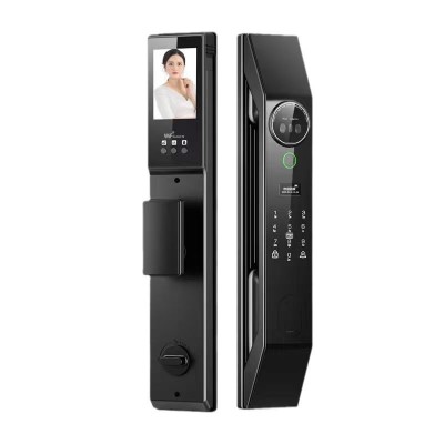 科沁3D人脸识别智能指纹锁家用密码安全防盗锁全自动远程门锁批发图4