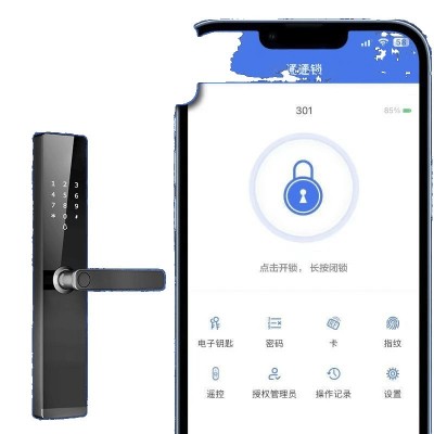 多功能APP蓝牙指纹密码锁家用公寓民宿出租房智能门锁工厂直销图5