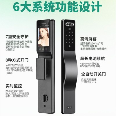 A15全自动智能锁 家用指纹锁人脸识别指纹锁防盗门智能门锁密码锁图4