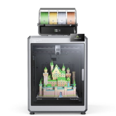 创想三维新品600mm/s高速智能多色3D打印机批量生产K2plus combo