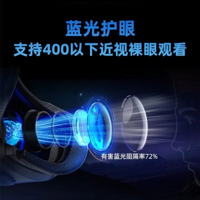 新款VR智能眼镜J50蓝牙耳机VR眼镜全景4K工厂代发VR眼镜图2