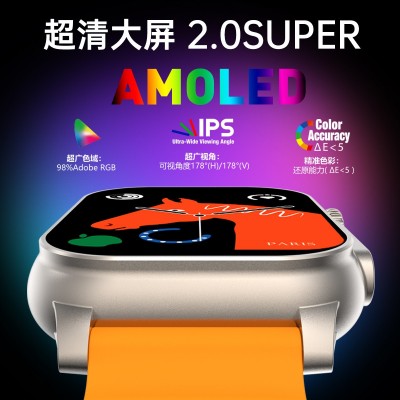新款跨境爆款华强北安卓IOS智能手表黑科技多功能蓝牙健康