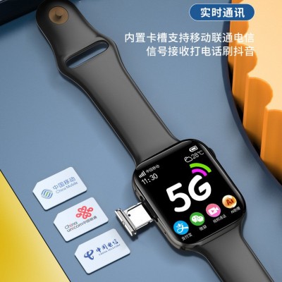 小米华为手机适用大屏双摄儿童智能电话手表初中高中生可插卡图3