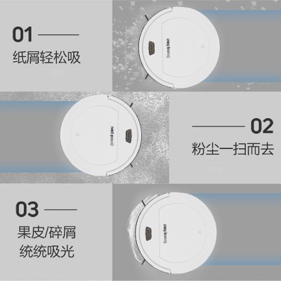 跨境 家用扫地机器人懒人地板清洁机智能吸尘器礼品批发厂家直供图3