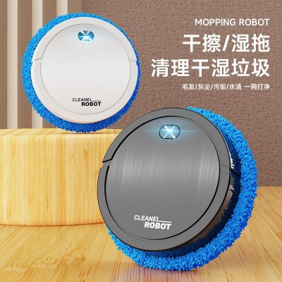 智能跨境拖地机器人全自动拖地干湿两用USB充电拖地机图3