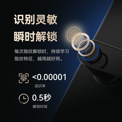 跨境专供涂鸦智能锁木门指纹智能门锁酒店公寓家用密码防盗门锁图4