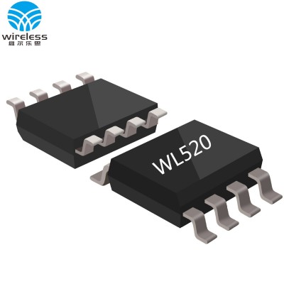 433M超外差无线接收芯片WL520 WL550 兼容590低功耗射频芯片图2