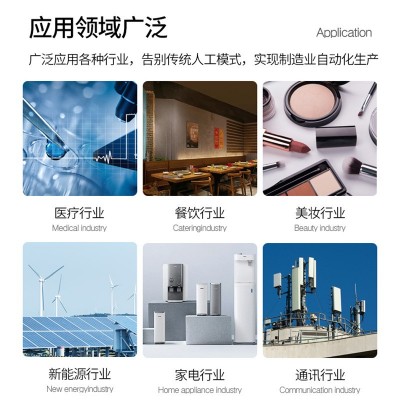 工业注塑协作单机一拖一桁架机械手上下料点阵式料仓机械手臂供应图4