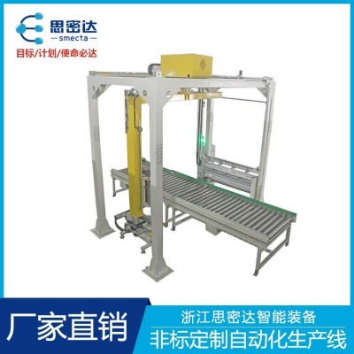 现货工字形自动胶带快递打包机半自动封箱机高速封胶纸箱包装机图2