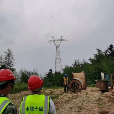 大载重电力工程拉光缆电缆施工布线放线牵引绳无人机图4