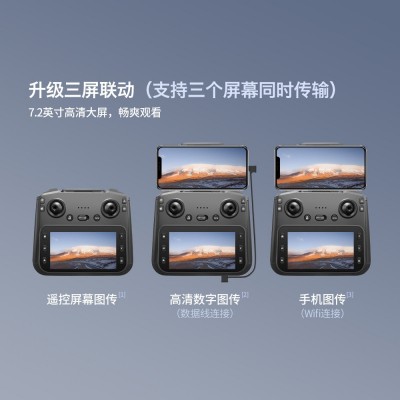 TEMU无刷航拍无人机三轴云台自稳四轴飞行器GPS定位遥控50帧S-X1图3