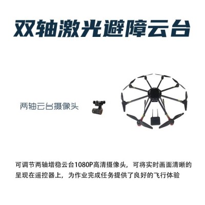 工业级八轴电力架线放线无人机桥梁建设索道牵引拉线多旋翼大拉力