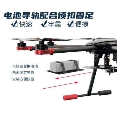 工业级八轴电力架线放线无人机桥梁建设索道牵引拉线多旋翼大拉力图2