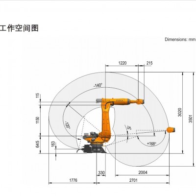 KUKA大件码垛搬运KR210高负载210kg库卡机器人KR210R2700-2图5