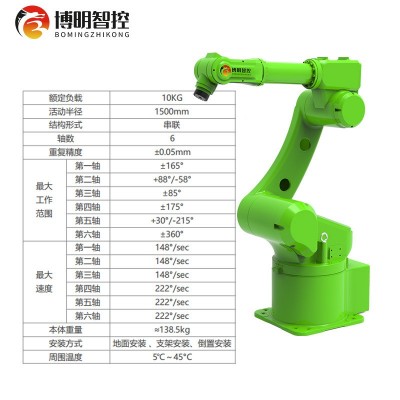 自动六轴工业机械臂拖拽免编程自动化喷涂 喷塑 喷漆 喷粉 机器人 定金图3