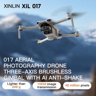 017无人机跨境迷你屏控249g高清航拍飞机4K三轴无刷云台rc drone图2