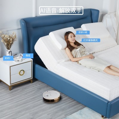 AI语音电动床 德国按摩电动床垫多功能智能床手机APP升降电动床垫图5