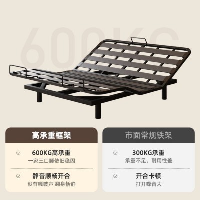 多功能智能电动大象耳朵悬浮床现代简约双人床零重力互不打扰皮床图4
