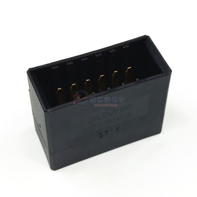 178306-2连接器TE泰科3.81mm弯插D3100双排12pin针座图5