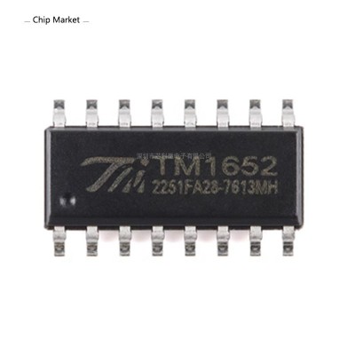 TM1650 TM1652 TM7705 TM7707 SOP-16 模拟转换器/数码管驱动芯片图2