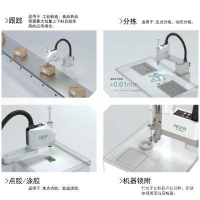禾川SCARA机械臂机器人S1系列分拣点胶涂胶机器锁附高精度20kg负图4