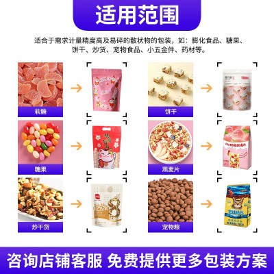 给袋式自立预制袋 粉末粉剂给袋机颗粒装袋机食品酱料液体包装机图3