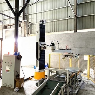 立柱机器人助力江西建材厂石膏粉码垛