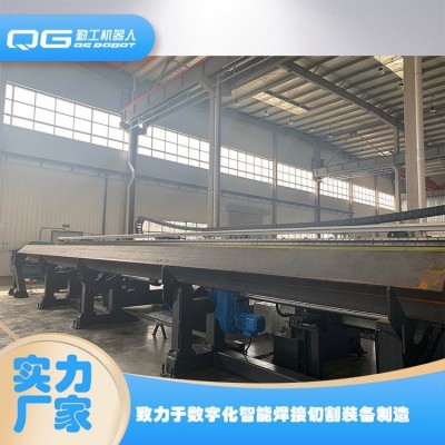 勤工350重型激光切管机 大口径方管角铁工字钢智能切割设备