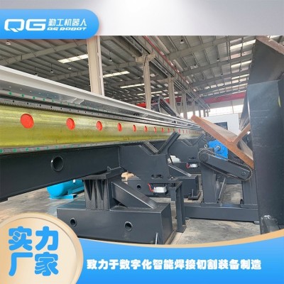 勤工350重型激光切管机 大口径方管角铁工字钢智能切割设备图3