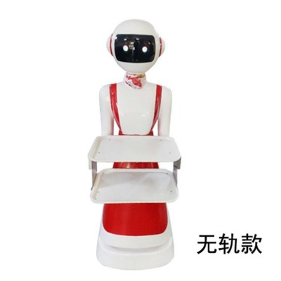 大型餐厅酒店饭店智能迎宾无轨送餐传菜机器人对话智能避障服务员