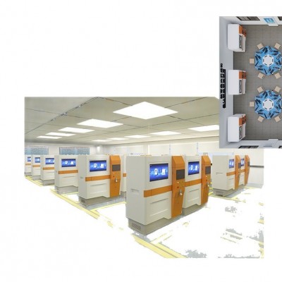 厂家直销五轴智慧机床仿真机CNC10500VR实训机坐式机床理实一体化图3
