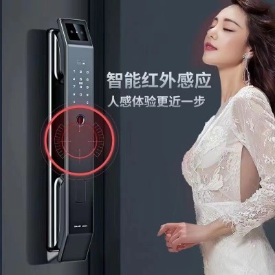 全自动指纹锁家用防盗门入户电子密码锁人脸识别智能门锁工厂批发图4