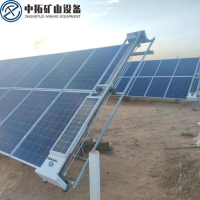 光伏板清洗机器人 太阳能板清洗工具固定式 环保耗水量少图4