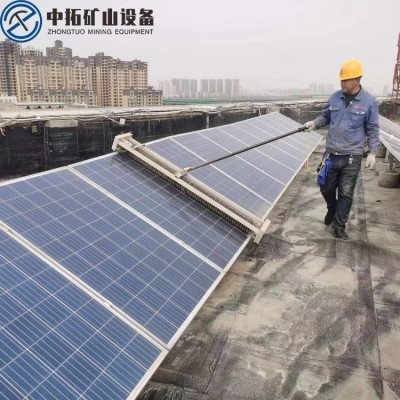 中拓光伏清洁机器人手持式光伏清洗机器光伏清扫太阳能板光伏清洗图2