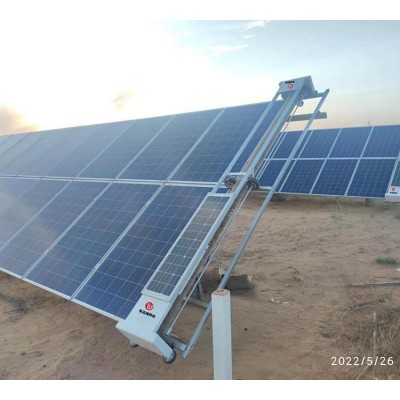 光伏板清洗机器人 太阳能板清洗工具固定式 环保耗水量少图3