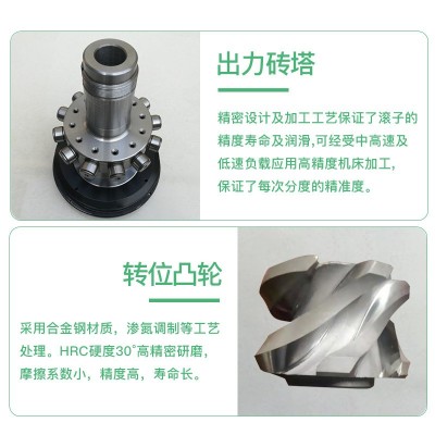 台湾RU110DF间歇凸轮分割器法兰型高精度6-8定位厂家现货机械图3