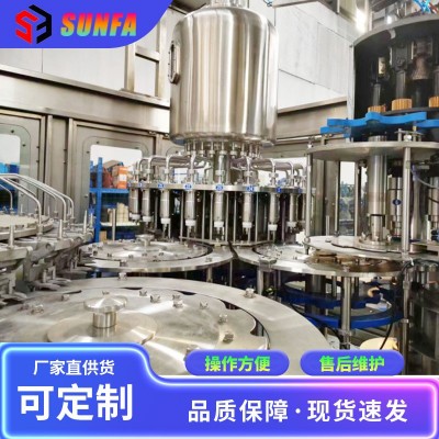 全套塑料瓶果汁饮料三合一灌装机 全自动玻璃瓶果汁饮料 生产线