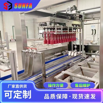 全套塑料瓶果汁饮料三合一灌装机 全自动玻璃瓶果汁饮料 生产线图3