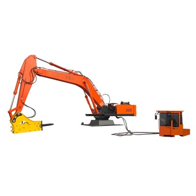 露天矿 大型岩石破碎机 PC1550矿用固定式液压破碎锤图2