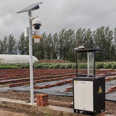 物联网杀虫灯 光诱虫捕蚊灭蛾频振式 风吸式农业户外太阳能杀虫灯图3