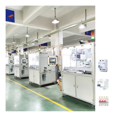 RCBO漏电断路器瞬时延时移印喷码定制非标自动化装配检测生产线图5