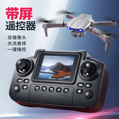E88无人机升级光流定位双摄航拍e99四轴飞行器带屏遥控飞机玩具图2
