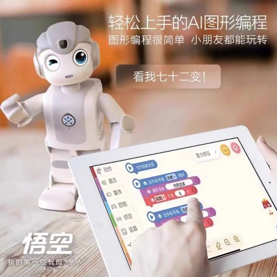 悟空智能机器人儿童编程早教陪伴学习语音对话高科技玩具图2